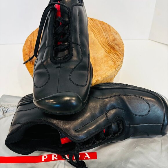 Prada Men's Black Sport  Shoe - Picture 1 of 10